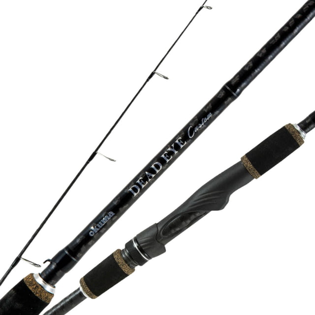 Okuma Fishing Tackle Deadeye Custom Series Spinning Rod 6ft Medium Extra Fast 1 Pieces 7 + Tip