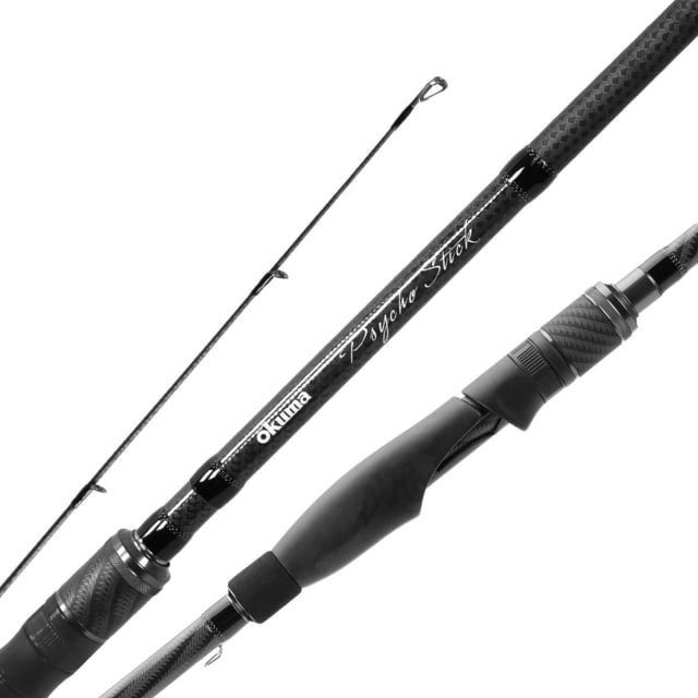 Okuma Fishing Tackle Psycho Stick Casting Rod 7ft 2in Medium Fast 1 Pieces 7 + Tip