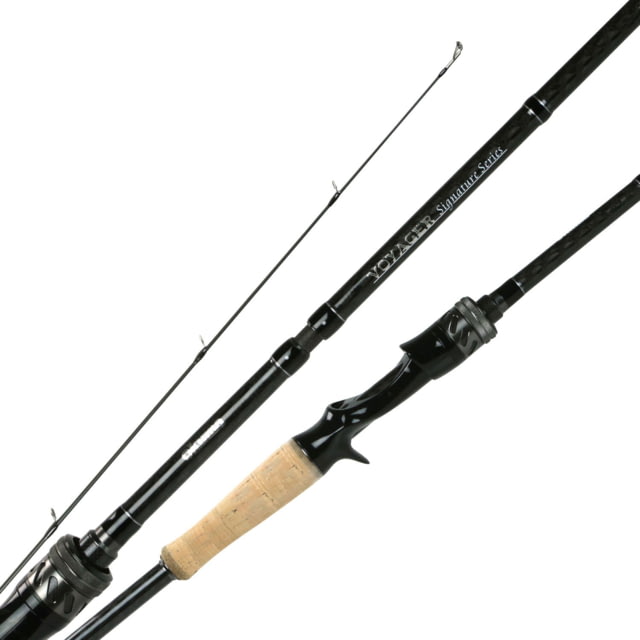 Okuma Fishing Tackle Voyager Signature Freshwater Spinning Rod 7ft 2in Medium Heavy Moderate Fast 4 Pieces