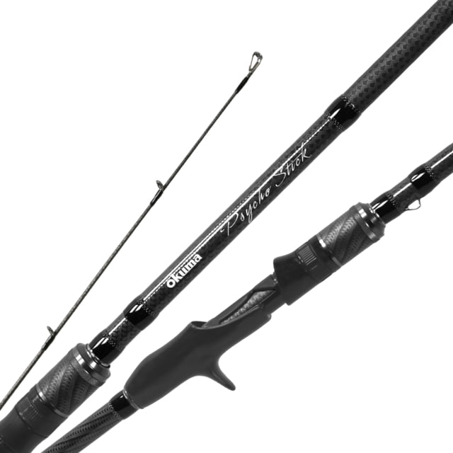 Okuma Fishing Tackle Psycho Stick Casting Rod 7ft 2in Medium Fast 1 Pieces 9 + Tip