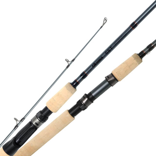 Okuma SST A Series Medium Spinning Rod with Cork Grip 8 - 17 lbs 1/4 - 5/8oz 2 Piece 8'6"