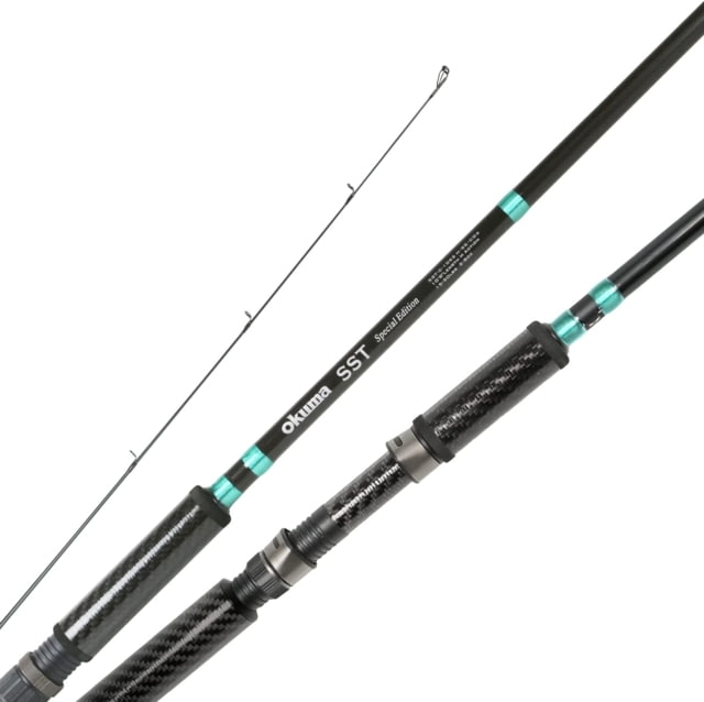 Okuma SST A Series Special Edition Light Spinning Rod with Carbon Grip 4 - 10 lbs 1/8 - 3/4oz 2 Piece 7'0"
