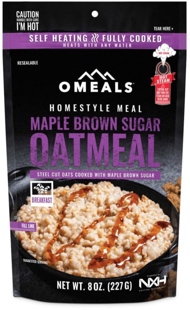 Omeals Homestyle Meal Maple Brown Sugar Oatmeal