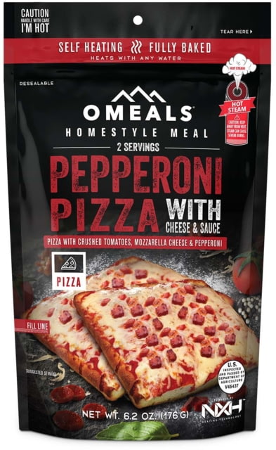 OMEALS Pepperoni Pizza 20.2 oz Multi 7.5 inches x 1 inch x 11.25 inches