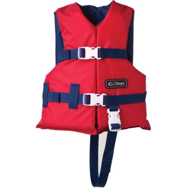 ONYX Life Vest for Children Polyethylene Foam Nylon Outershell Red Navy