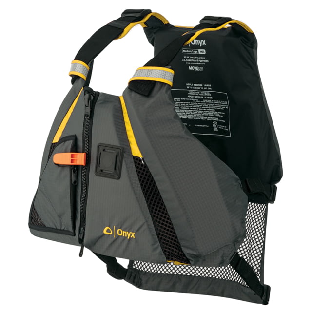 Onyx Outdoor MoveVent Dynamic Paddle Sports Vest - Yellow/Grey - XL/XXL