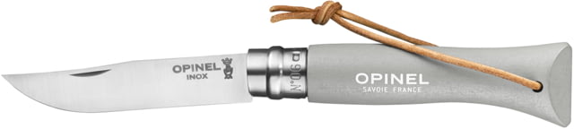 Opinel Colorama Folding Knife No.6 2.75in w/ Virobloc 12C27 Sandvik SS Hornbeam Handle Cloud