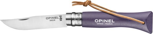 Opinel Colorama Folding Knife No.6 2.75in w/ Virobloc 12C27 Sandvik SS Hornbeam Handle Lavender