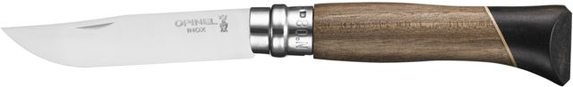 Opinel Workshop Folding Knife No.8 3.35in w/ Virobloc 12C27 Sandvik SS Walnut&Ebony Handle Wood