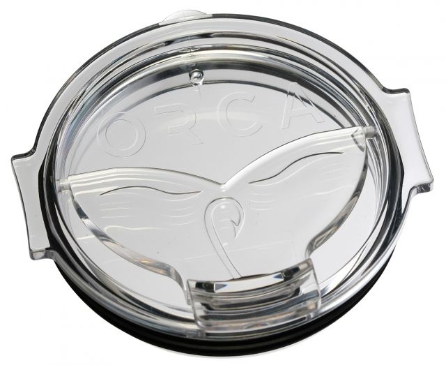 Orca Whale Tail Flip Top Chaser Lid Clear