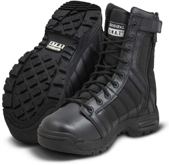 Original S.W.A.T. 1232 Air 9in Side Zip Boots Black 7.5 Wide