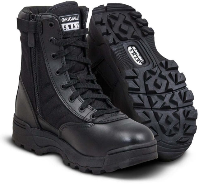 Original S.W.A.T. Classic 9in. Side Zip Tactical Boots Black 7