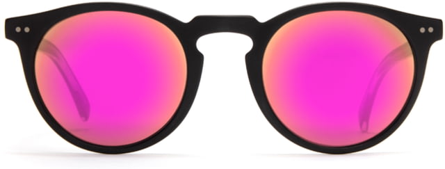OTIS Omar Sunglasses Satin Black Clear/Flash Mirror Pink 50-23-140