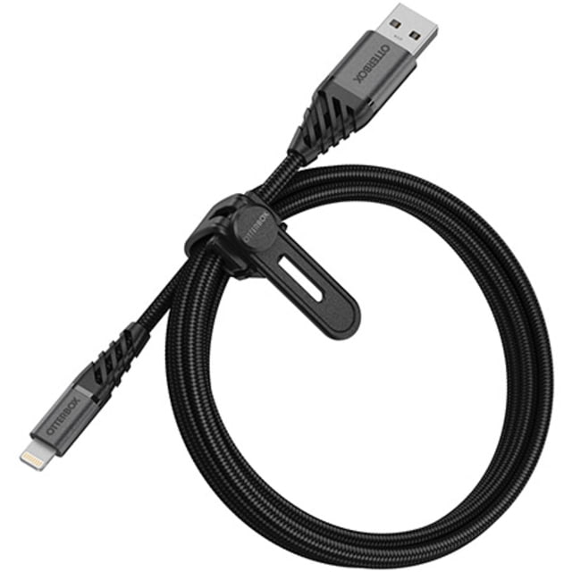 OtterBox Lightning to USB-A Cable 1m Black/Ash