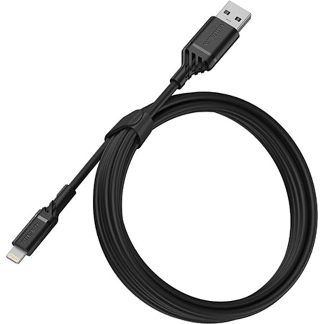 OtterBox Lightning to USB-A Cable 2m Black/Black