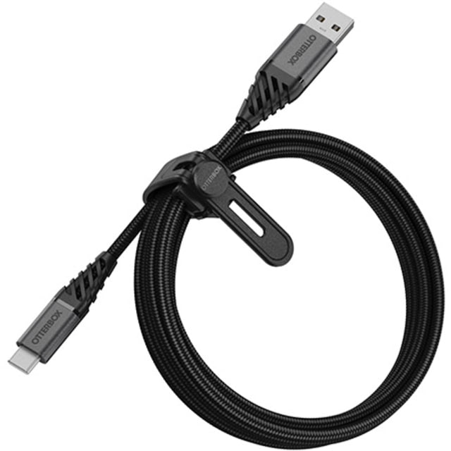 OtterBox USB-C to USB-A Cable 2m Black/Ash