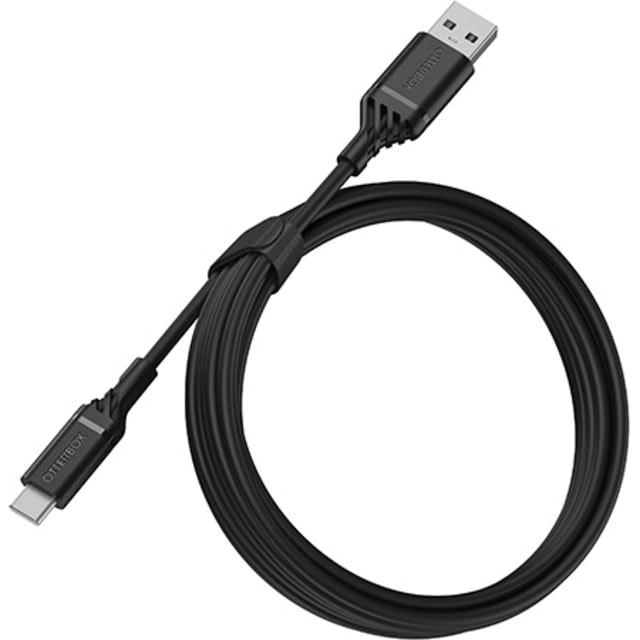 OtterBox USB-C to USB-A Cable 2m Black/Black