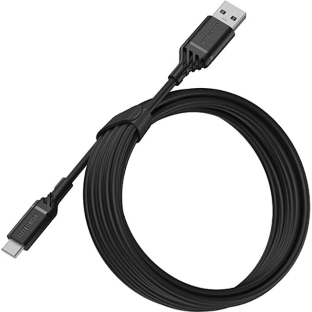 OtterBox USB-C to USB-A Cable 3m Black/Black