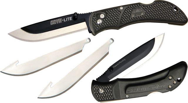 Outdoor Edge Cutlery 3.0 Onyx-Lite Black 3-Blades Box Black