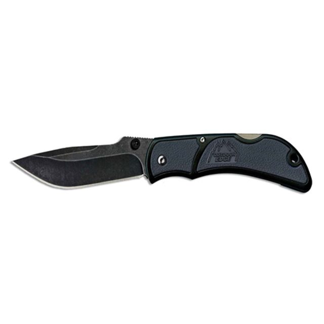 Outdoor Edge Cutlery Chasm Folding Knife2.5in 8Cr13MoV Stainless Plain Edge BladeSmallGray Handle