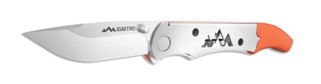 Outdoor Edge Cutlery Ignitro Fire Starter-Whistle Knife