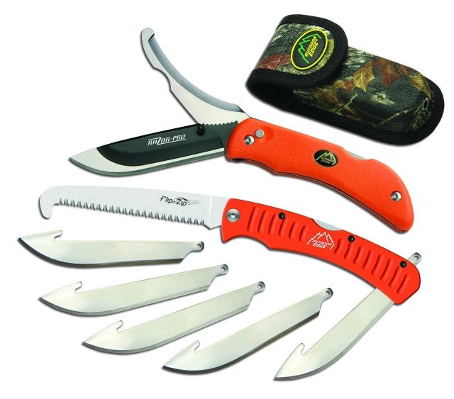 Outdoor Edge Cutlery Razor-Pro/ Saw Combo Orange