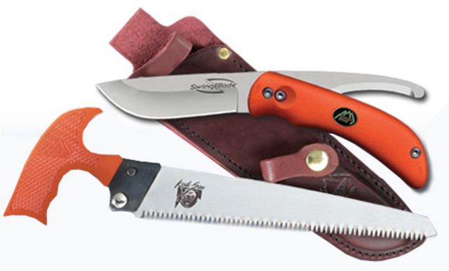 Outdoor Edge Cutlery SwingBlaze-Pak Knife/Saw Combo Orange Clampack 102011