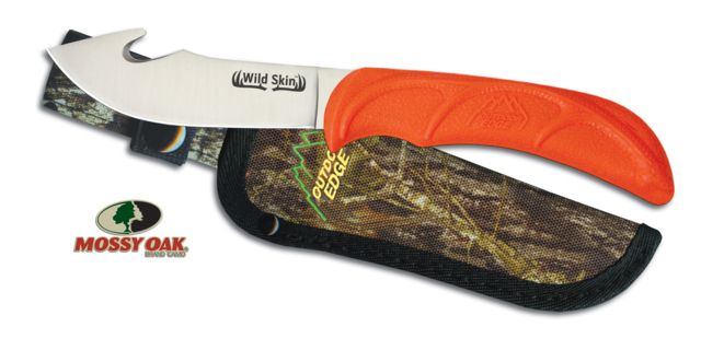 Outdoor Edge Cutlery Wild-Skin Gut Hook Knife Orange