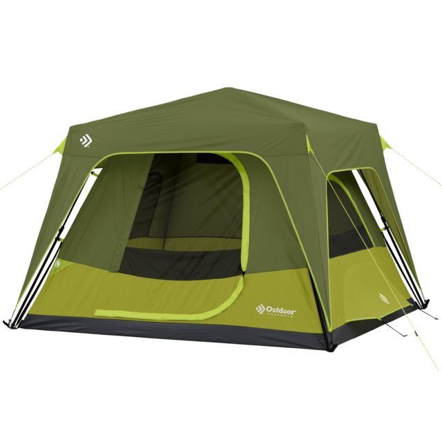Outdoor Products 4 Person Insant Cabin Tent w/ Extended Eave Green/Olive Green