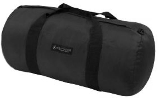Outdoor Products Medium Deluxe Duffle Bag 11.69 gal 12in. x 24in. Fabric Black P