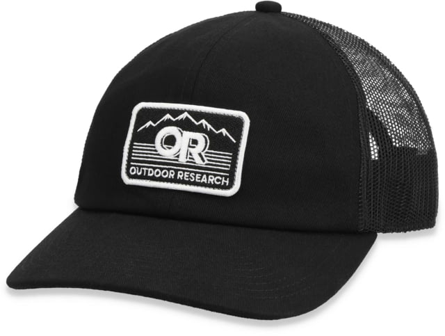 Outdoor Research Outdoor Research Advocate Trucker Lo Pro Cap Black And White One SIze