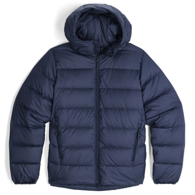 Outdoor Research Coldfront Down Hoodie - Mens Navy Large