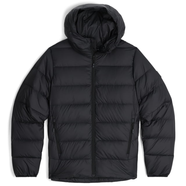 Outdoor Research Coldfront Down Hoodie - Mens Solid Black Small