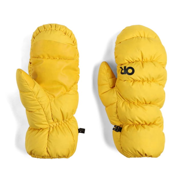 Outdoor Research Coldfront Down Mitts Saffron Medium