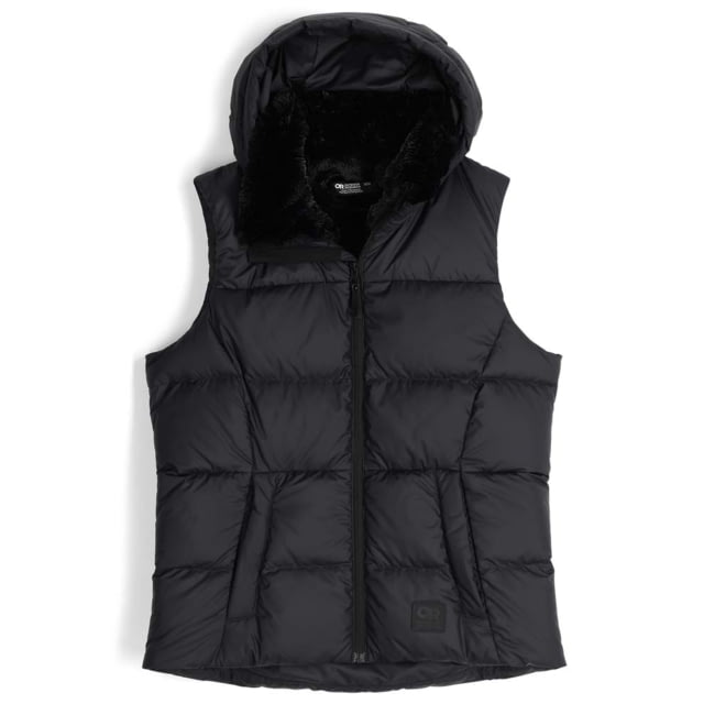 Outdoor Research Coldfront Hooded Down Vest II - Women's Black Extra Small