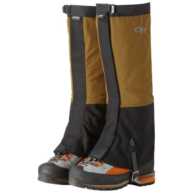 Outdoor Research Crocodile Gaiters - Men's Ochre/Black Extra Large