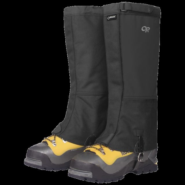 Outdoor Research Crocodiles Gaiters - Men's Black Extra Large