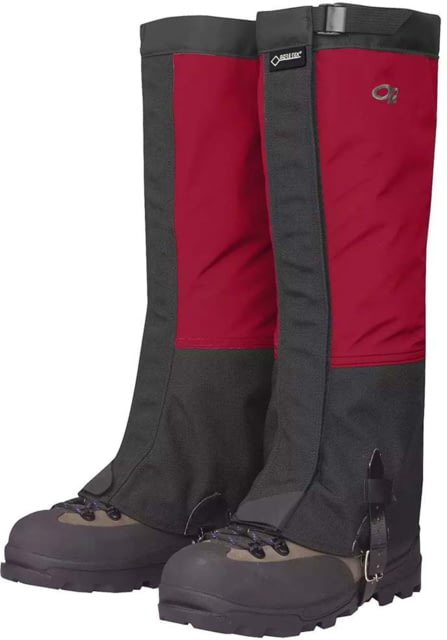 Outdoor Research Crocodiles Gaiters - Men's Chili/Black Large