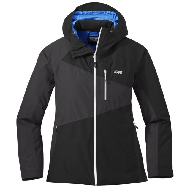 Outdoor Research Fortress Jacket – Women’s Black/Storm Extra Small