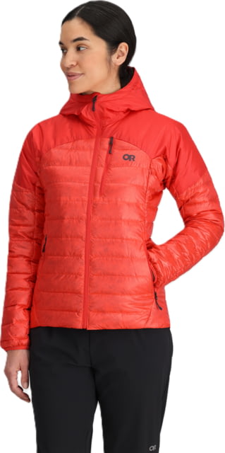 Outdoor Research Helium Down Hoodie Jacket - Women's Sunrise S