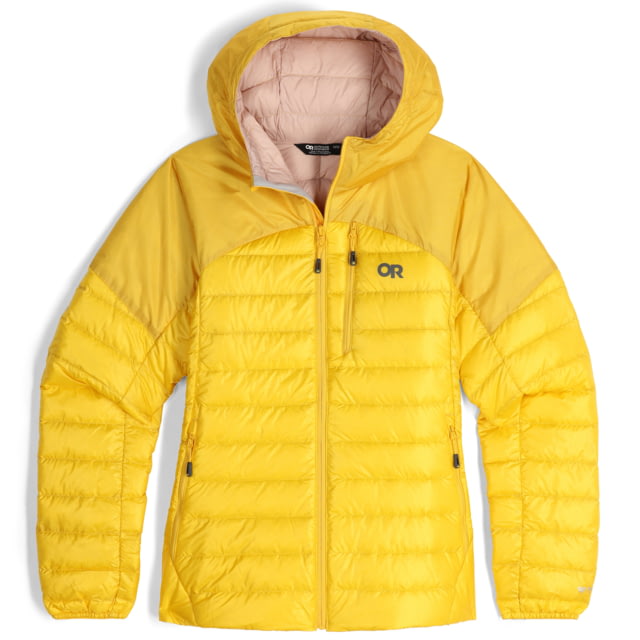 Outdoor Research Helium Down Hoodie - Women's Saffron Small