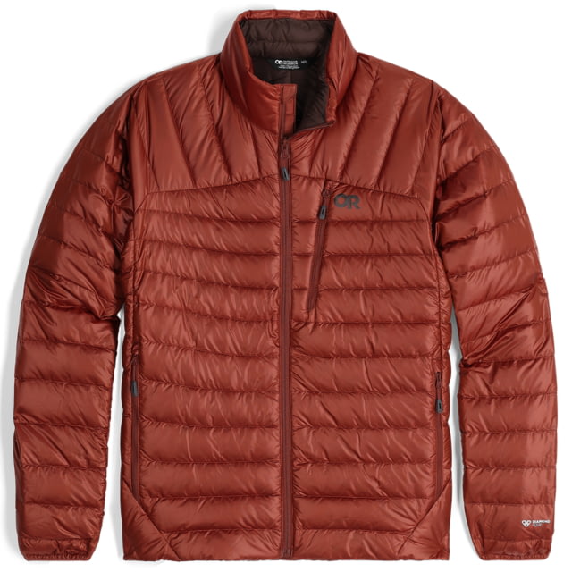 Outdoor Research Helium Down Jacket - Mens Brick 2XL