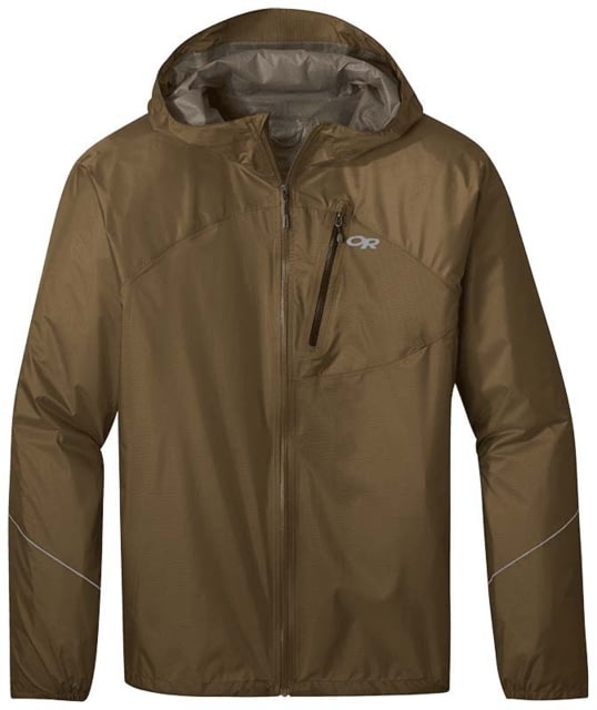 Outdoor Research Helium Rain Jacket - Men's Coyote Extra Large