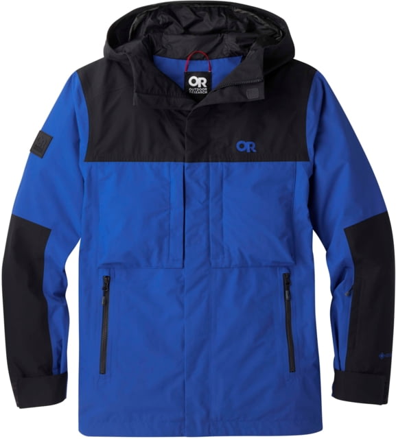 Outdoor Research MT Baker Storm Jacket - Men's Classic Blue/Black Small