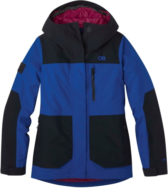 Outdoor Research MT Baker Storm Jacket - Women's Classic Blue/Black Extra Small