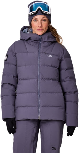 Outdoor Research Snowcrew Down Jacket - Women's Smoky Quartz S