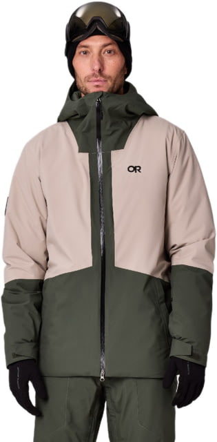 Outdoor Research Snowcrew Jacket - Men's Dark Laurel/Pro Khaki XXL