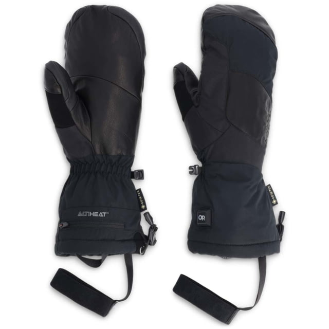 Outdoor Research Prevail Heated GORE-TEX Mitts Black Extra Large