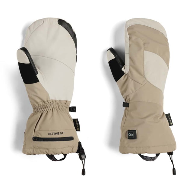 Outdoor Research Prevail Heated GORE-TEX Mitts Pro Khaki Extra Small