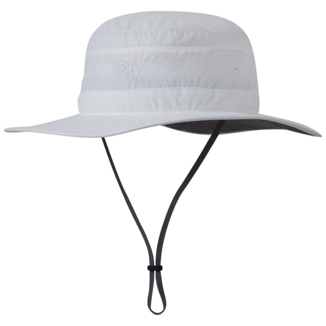Outdoor Research Solar Roller Sun Hat - Women's White/Rice Embroidery Medium